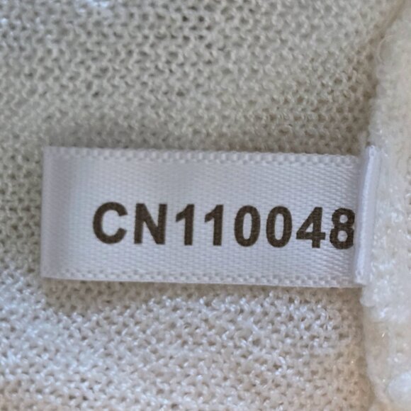 NY&C WOMEN'S CREAM METALIC SWEATER SIZE S NWT - Picture 9 of 9